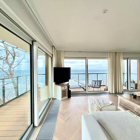 Perlowy Z Bezposrednim Widokiem Na Morze- Nadmorski Luksus