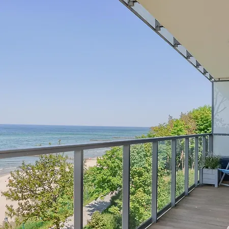 Apartamento Perlowy Z Bezposrednim Widokiem Na Morze- Nadmorski Luksus Ustronie Morskie