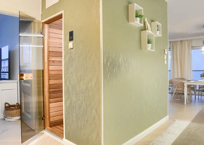 Perlowy Z Bezposrednim Widokiem Na Morze- Nadmorski Luksus Apartment *