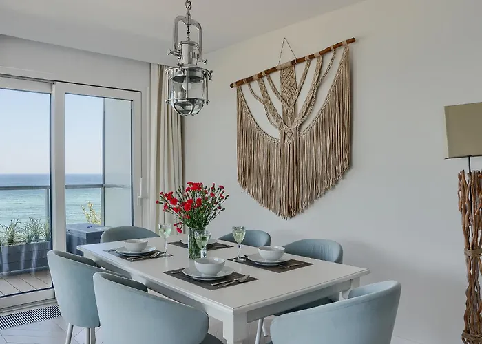 Perlowy Z Bezposrednim Widokiem Na Morze- Nadmorski Luksus *