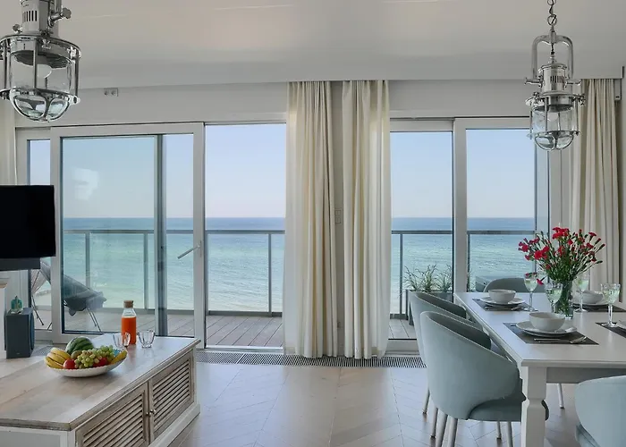 Perlowy Z Bezposrednim Widokiem Na Morze- Nadmorski Luksus Ustronie Morskie